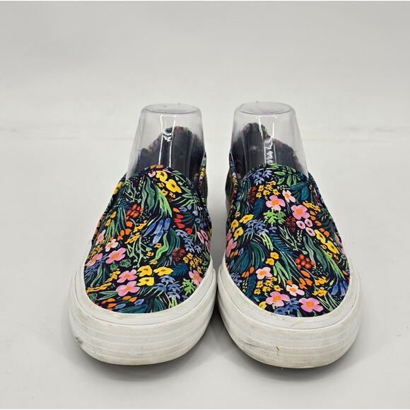 Keds x Rifle Paper Co. Double Decker Garden Party  Canvas Slip-Ons  US 10 - Picture 2 of 10